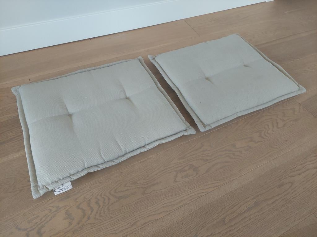 2 gratis (tuin)stoel kussens af te halen, Ophalen, Gebruikt