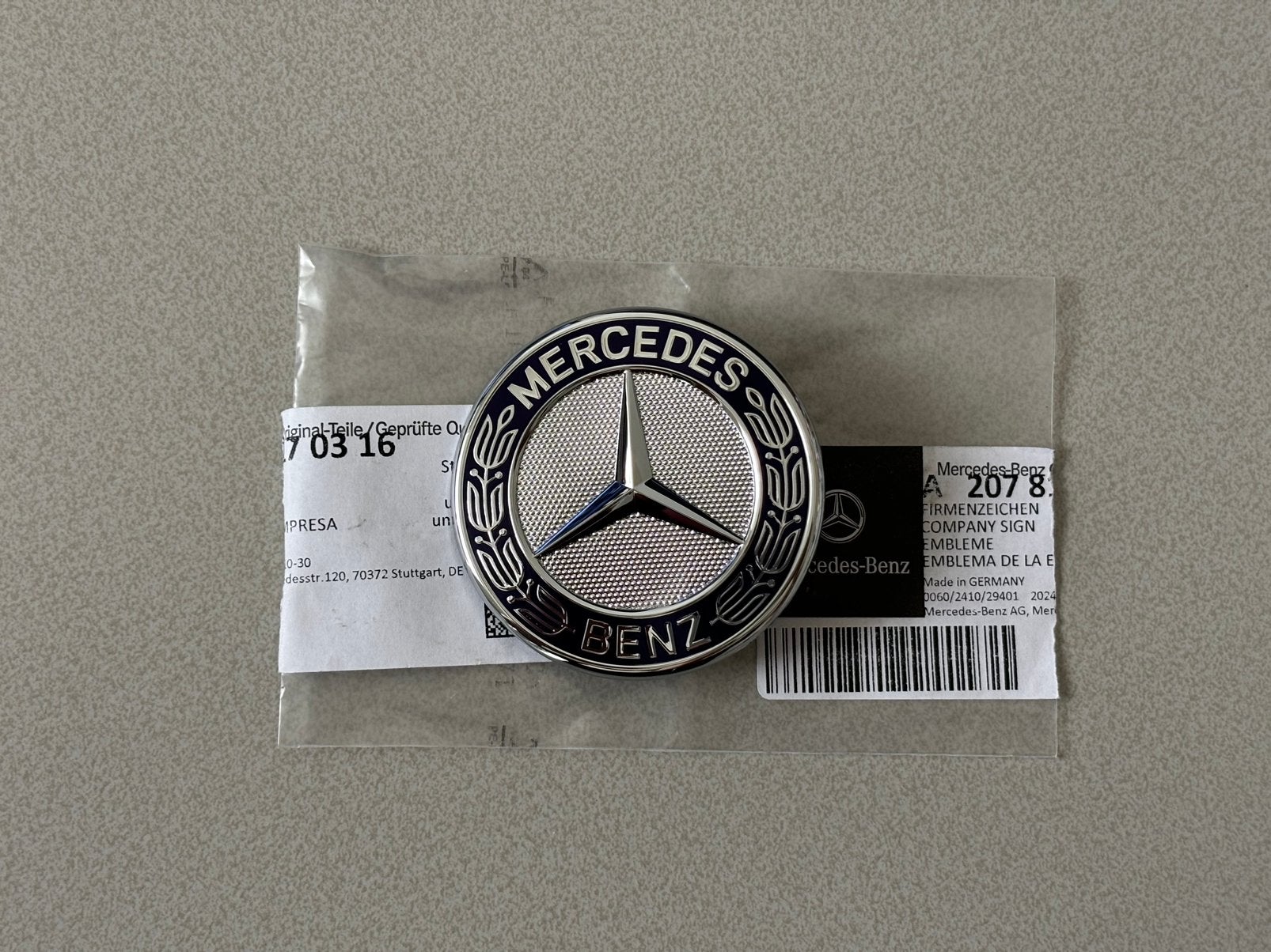 Mercedes Logo/Embleem Motorkap | Nieuw | 2078170316, Auto diversen, Ophalen of Verzenden