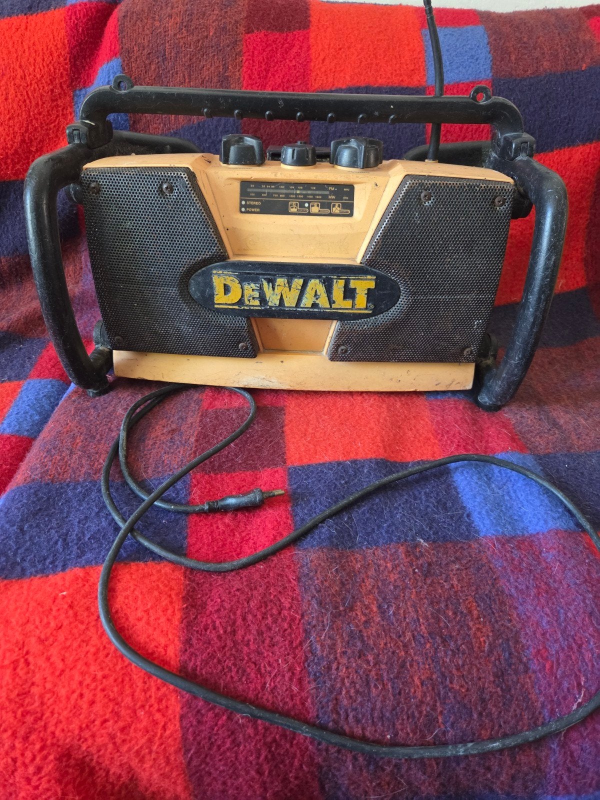 DeWalt Heavy Duty Bouwradio / Werfradio, Ophalen of Verzenden, Zo goed als nieuw, Bouwradio