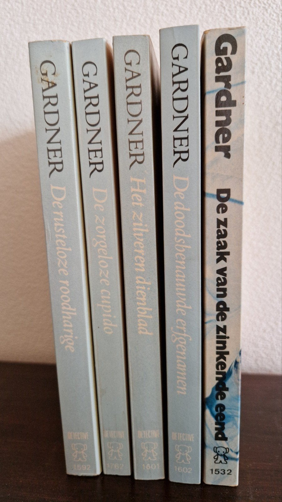 Erle Stanley Gardner Detective Boeken - 5-delige set, Ophalen, Gelezen, Erle Stanley Gardner