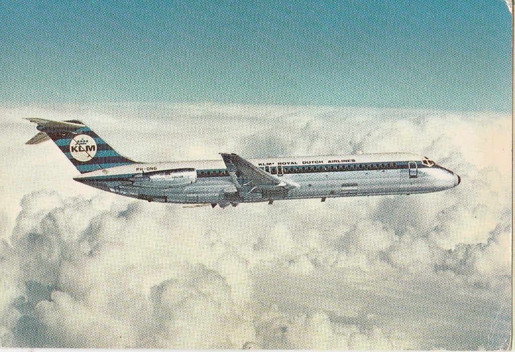 KLM The DC-9-30 Stretched DC-9 -Jet. voor € 0,80, Verzamelen, Ophalen, Schaalmodel