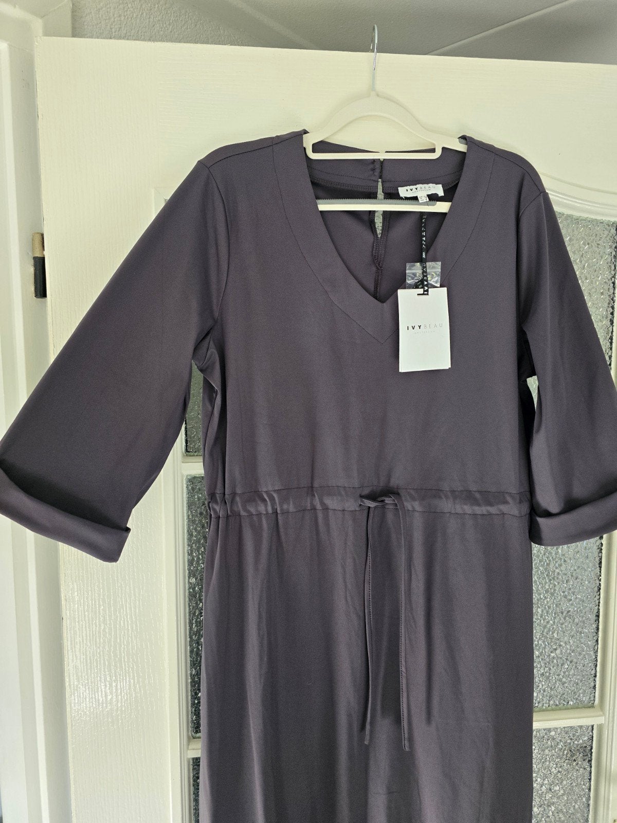 nieuw ivy beau jurk grijs travel maat 40, Maat 38/40 (M), Nieuw, Ophalen of Verzenden, Grijs