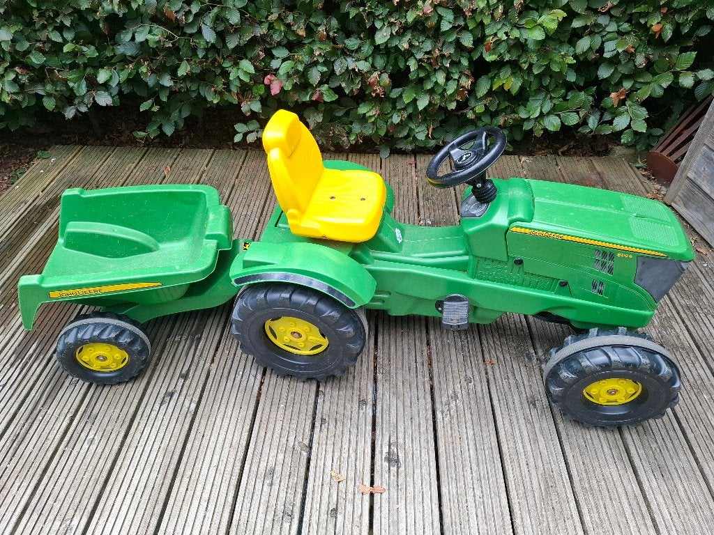 Rolly Toys John Deere 6210R traptractor met RollyKipper, Kinderen en Baby's, Ophalen, Gebruikt, Trapvoertuig