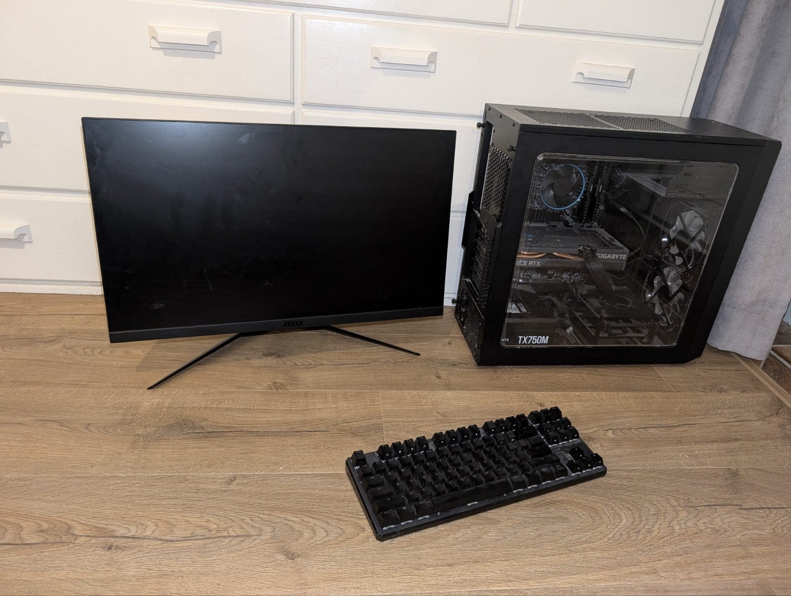 Complete Gaming PC Set: i5-12400F, RTX 3060, Mon.en toetsb., Computers en Software, Desktop Pc's, Gebruikt, 3 tot 4 Ghz, SSD, 16 GB