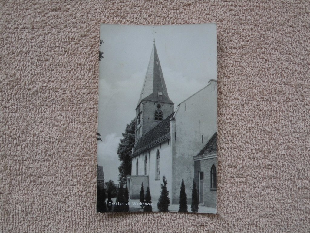 Werkhoven , Kerk, Ophalen of Verzenden, 1940 tot 1960, Gelopen, Zuid-Holland