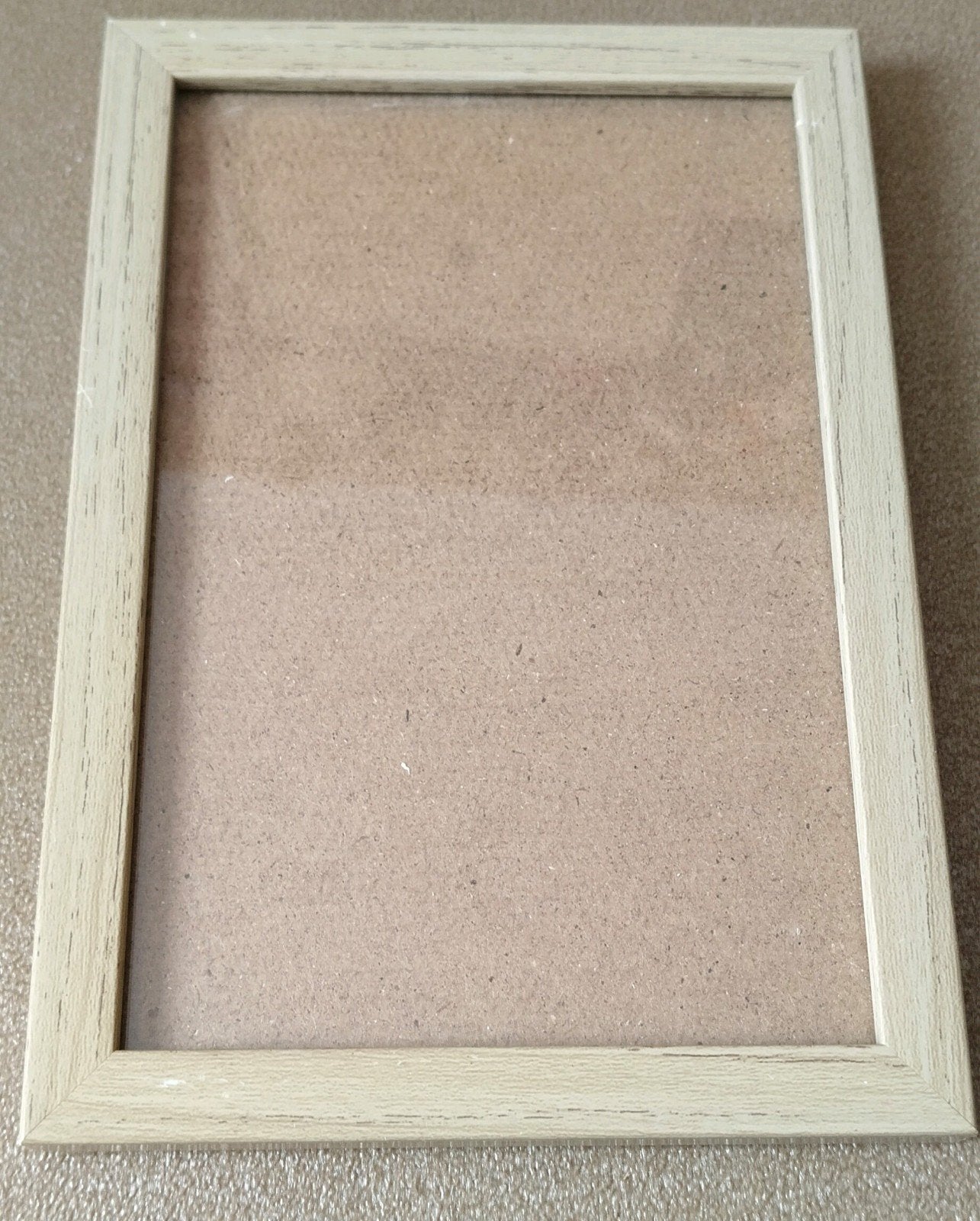 Houten fotolijstje 10x15 cm - lichtbruin, Verzenden, Zo goed als nieuw, Met glas, Fotolijst