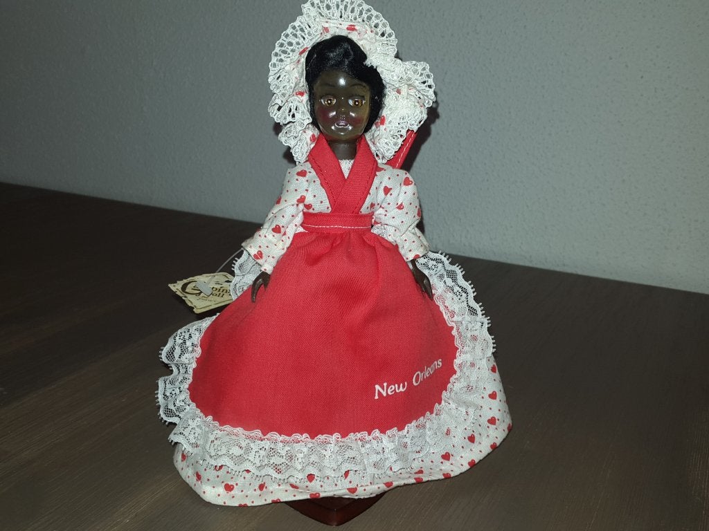 bruin popje, New Orleans, 20 cm, Verzenden, Gebruikt, Pop