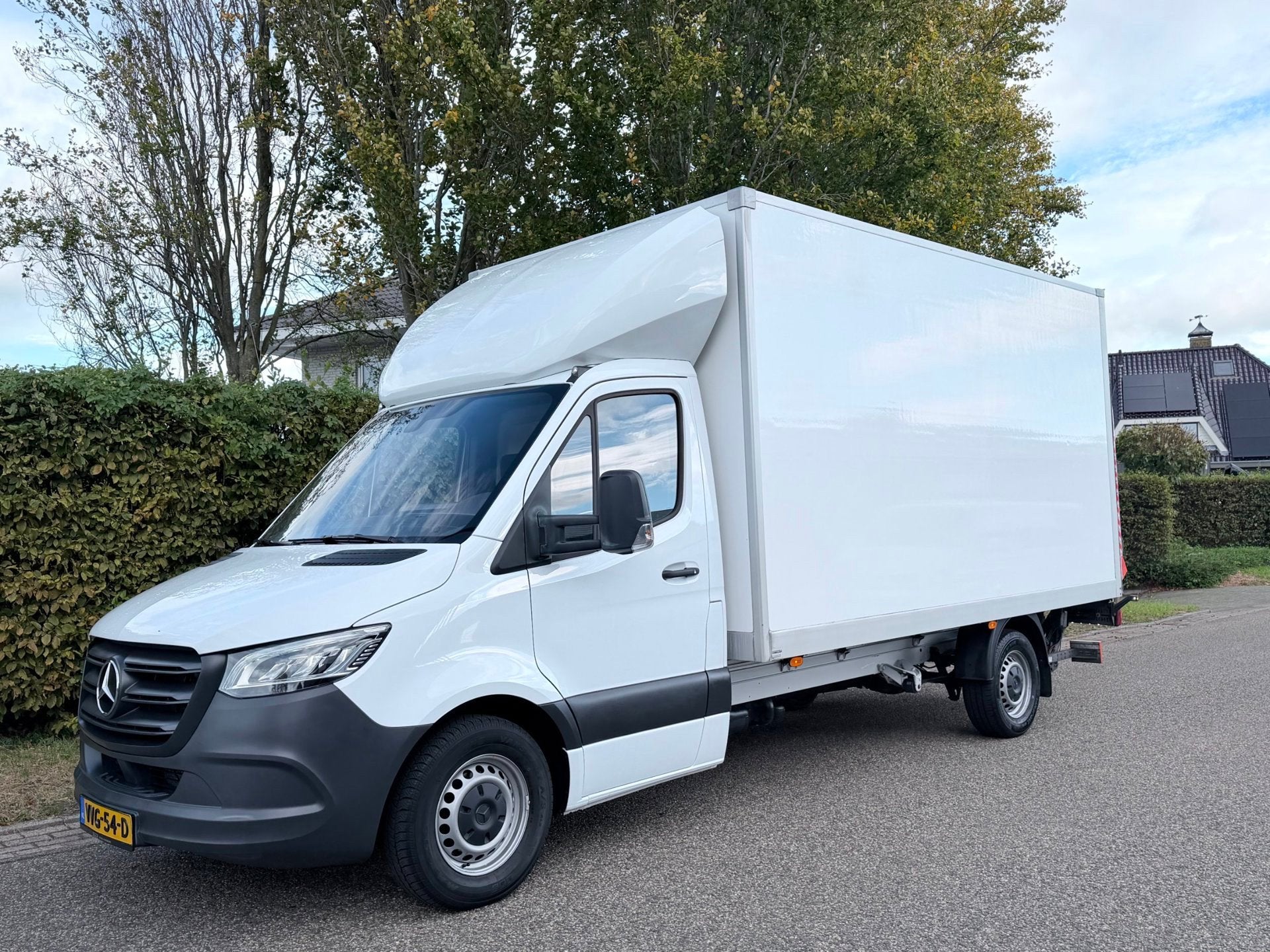 Mercedes-Benz Sprinter 317 |Bakwagen |laadklep |1090 kg laad, Auto's, Gebruikt, 4 cilinders, Wit, 1950 cc