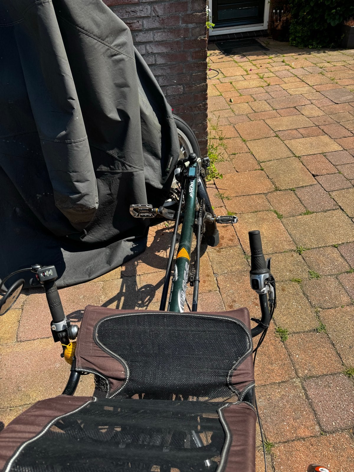Elektrische ligfiets met 3 wielen en bagagerek, Info@hase.nl, Onderstuur, Zo goed als nieuw, Haarlem