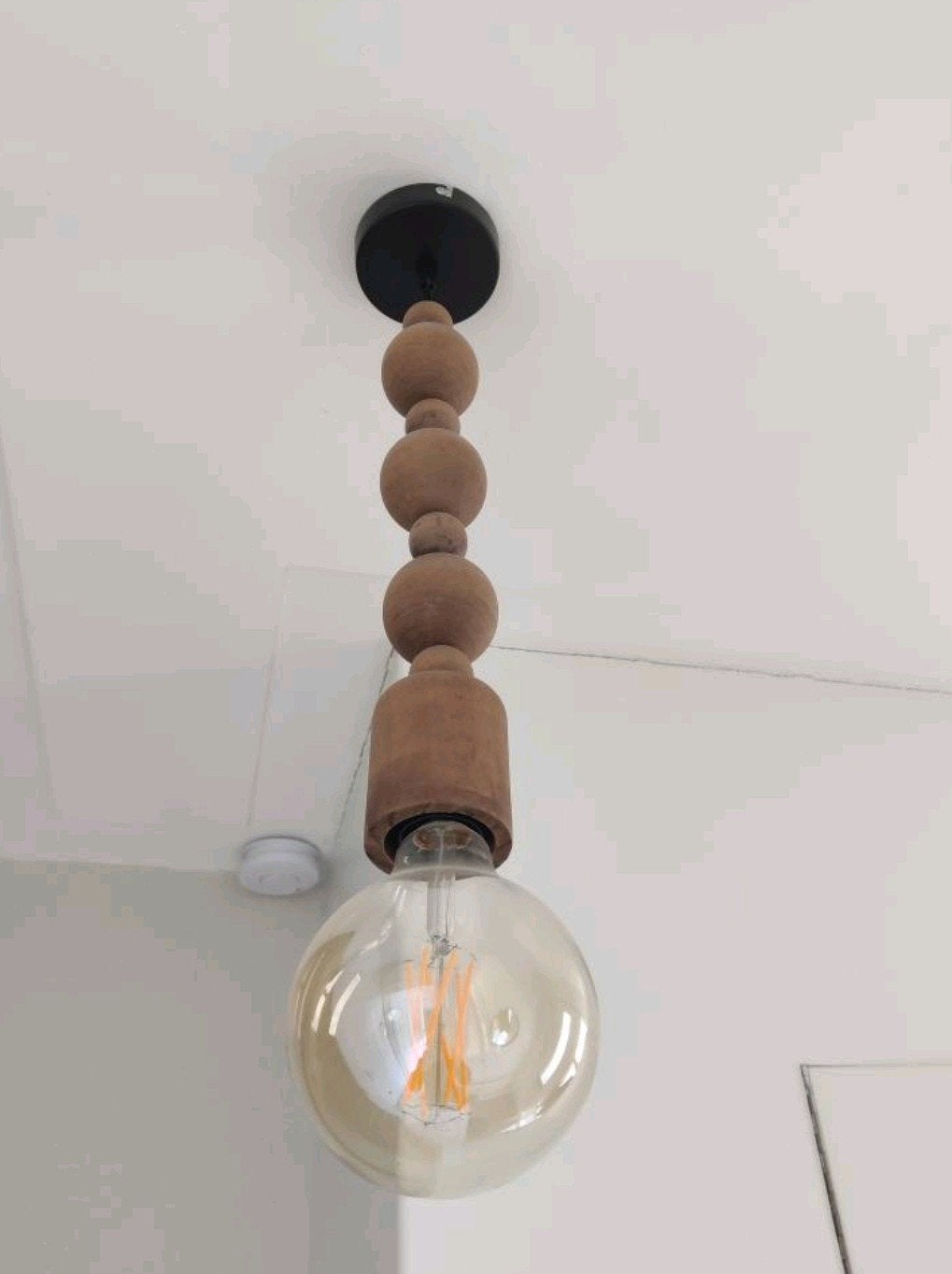 Hanglamp, Ophalen, Zo goed als nieuw, Hout
