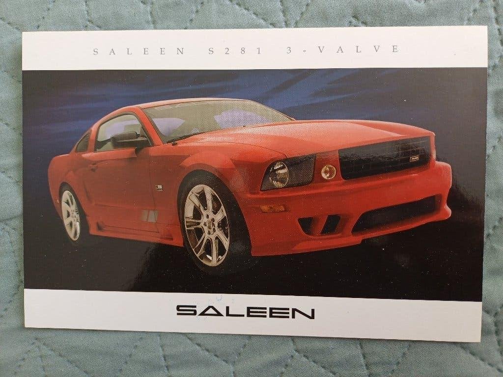 Saleen Mustang S281 3-Valve leaflet uit Amerika, Verzenden, Zo goed als nieuw, Ford