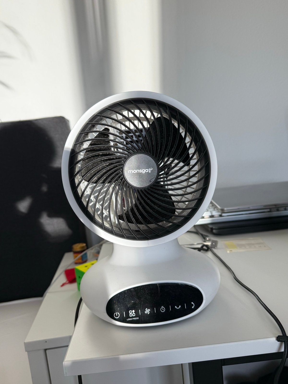 Monsgas Tafelventilator - Compact en Krachtig, Ophalen, Gebruikt, Tafelventilator