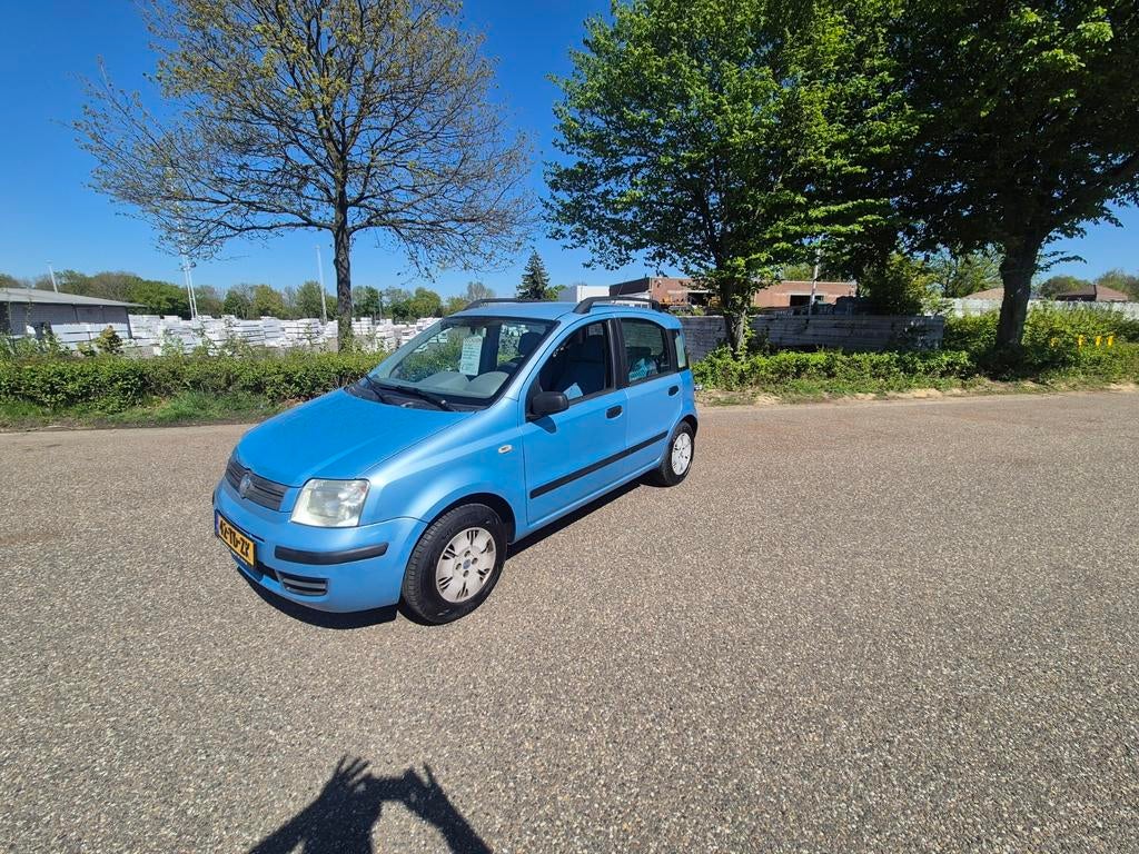 Fiat Panda 1.2 44KW 60PK 2006 Blauw, Auto's, Fiat, Voorwielaandrijving, Stof, Origineel Nederlands, Handgeschakeld