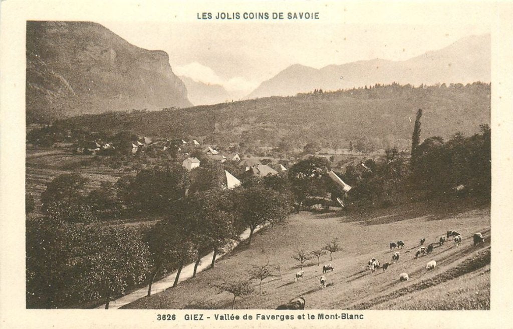 701-480-019 Giez Vallee de Faverges, Verzenden, Voor 1920, Frankrijk