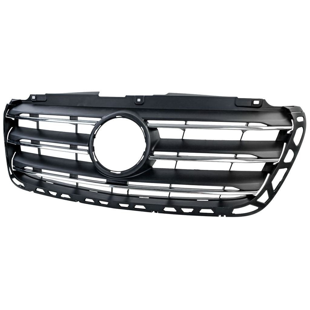 Grill Chrome Zwart Voor Mercedes Sprinter W907 W910 2018-202, Auto diversen, Tuning en Styling, Verzenden, Automotive Parts, A.parts@hotmail.nl