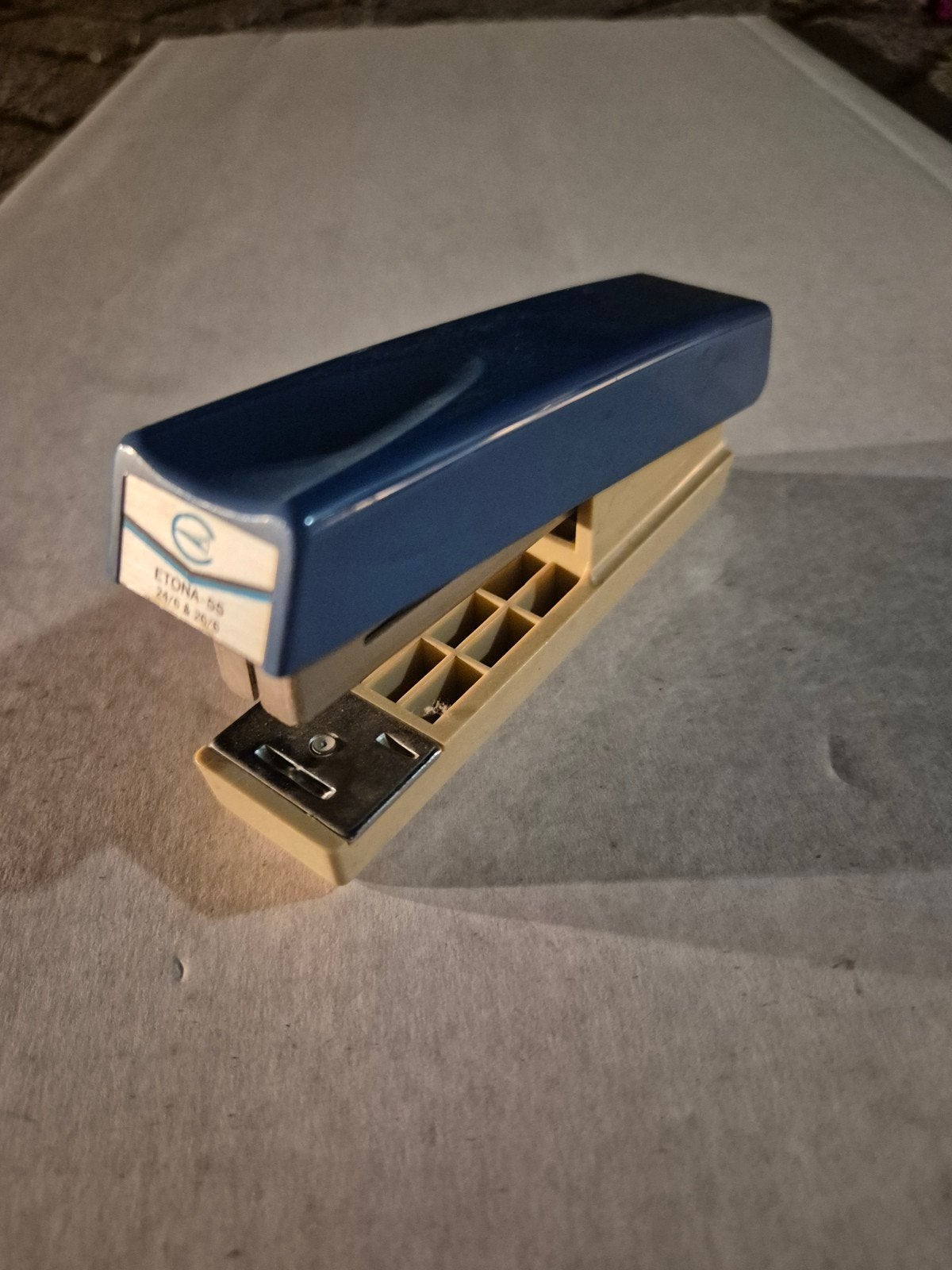 Nietmachine ETONA-55 - Blauw/Beige, Ophalen of Verzenden, Gebruikt, Overige typen