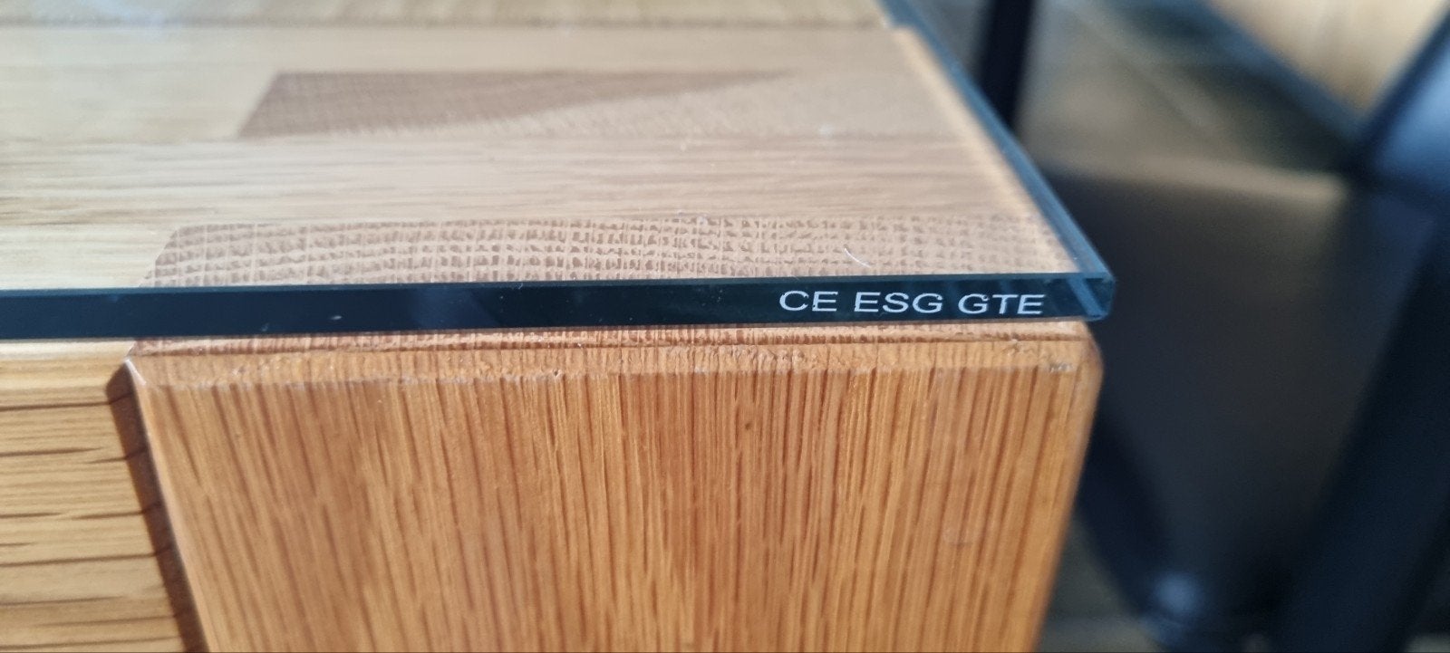geharde glasplaat 236x99x6, Ophalen, 80 tot 120 cm, 160 cm of meer, Zo goed als nieuw