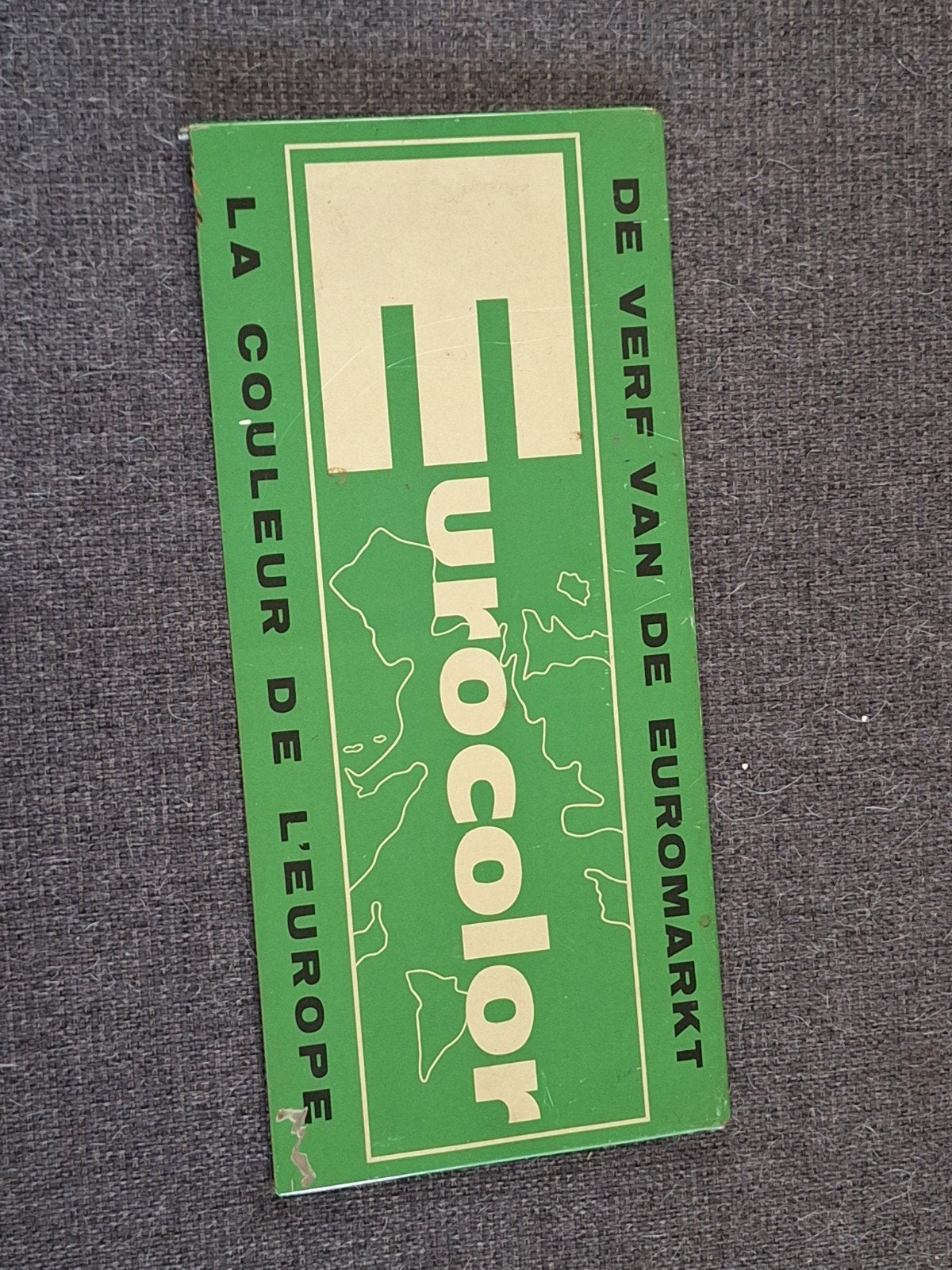 Eurocolor wandbord, Ophalen of Verzenden, Reclamebord