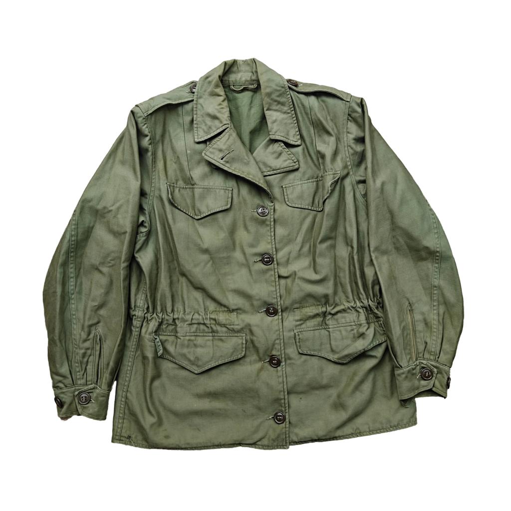 WWII US Women's M43 Field Jacket WAAC Named, Ophalen of Verzenden, Amerika, Kleding of Schoenen