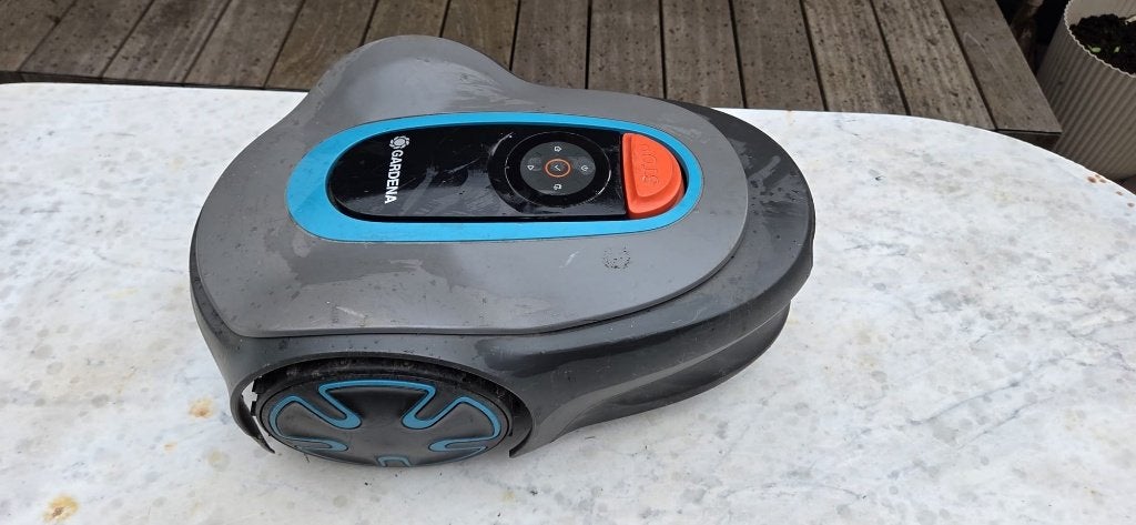 Gardena SILENO minimo robotmaaier - ONDERDELEN, Tuin en Terras, Grasmaaiers, Gebruikt, Minder dan 30 cm, Accu-grasmaaier, Ophalen of Verzenden