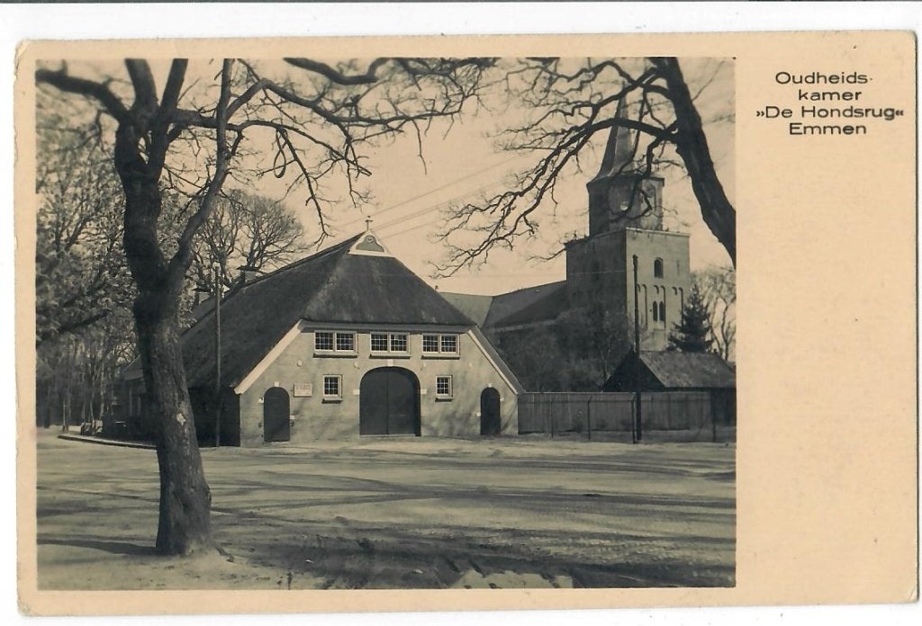 Emmen - Oudheidskamer "De Hondsrug", Verzenden, 1940 tot 1960, Gelopen, Drenthe