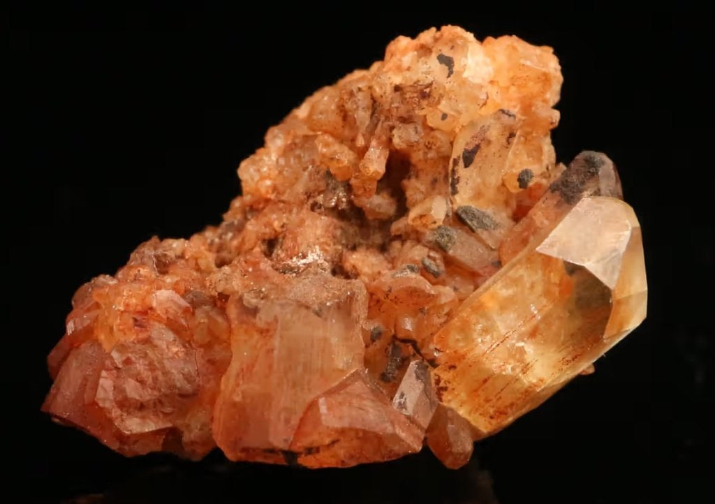 TOPAAS kristalgroep uit Namibië, Ophalen of Verzenden, Mineraal