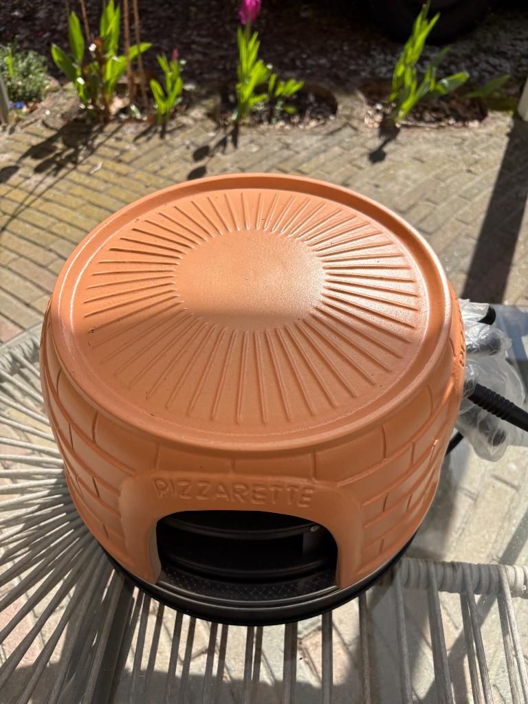 Pizzarette nooit gebruikt, wel gerepareerde koepel, Tuin en Terras, Pizzaovens, Ophalen, Zo goed als nieuw, Pizzarette