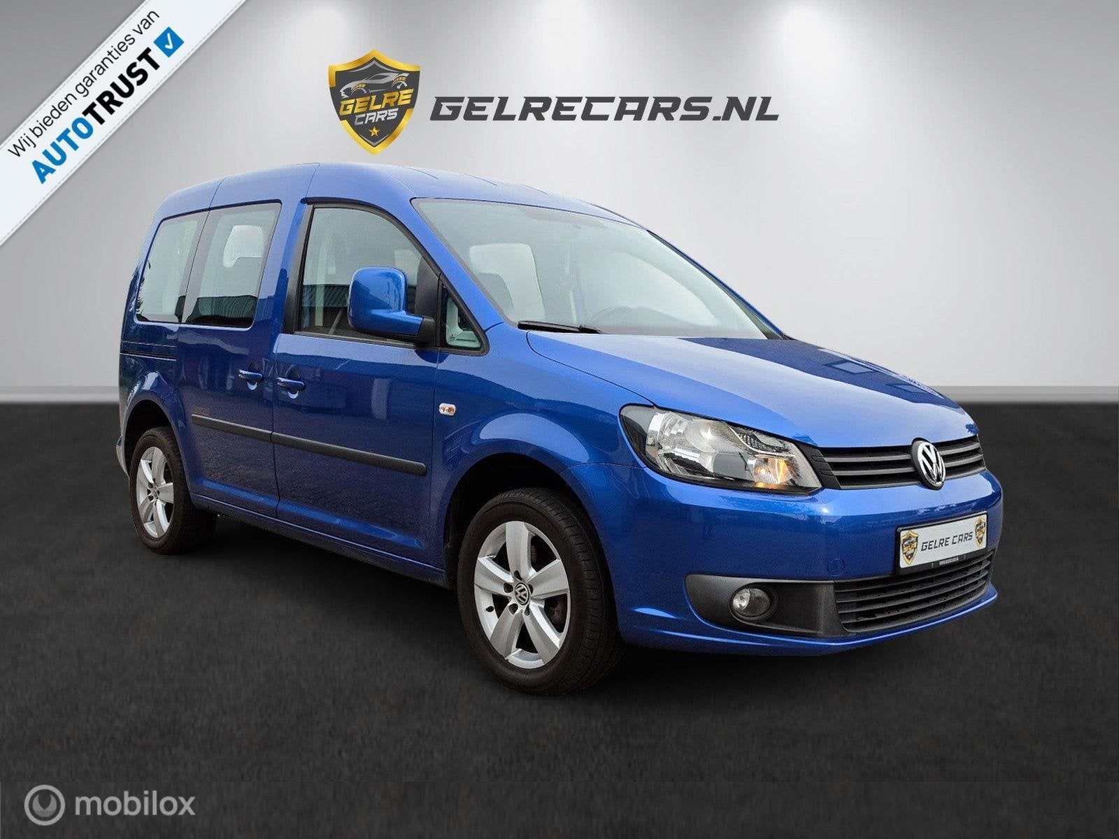 Volkswagen Caddy Combi 1.2 TSI Highline 7p.Roncalli Topstaat, Auto's, Volkswagen, Voorwielaandrijving, Stof, Gebruikt, Blauw