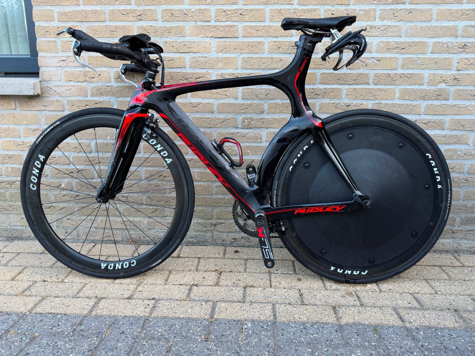 Ridley Dean TT tijdritfiets - Carbon, Fietsen en Brommers, Fietsen | Racefietsen, 28 inch, Carbon, Zo goed als nieuw, Meer dan 20 versnellingen