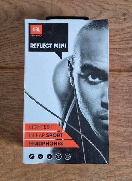 JBL Reflect Mini In-Ear Sport Hoofdtelefoon - Zwart, Audio, Tv en Foto, Koptelefoons, Ophalen of Verzenden, Zo goed als nieuw