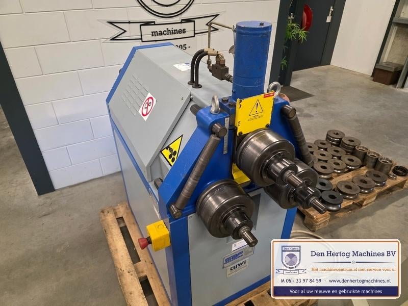 SAF DS60 HV profielwals kokerwals hydraulisch as 50mm 400V, Ophalen, Zo goed als nieuw