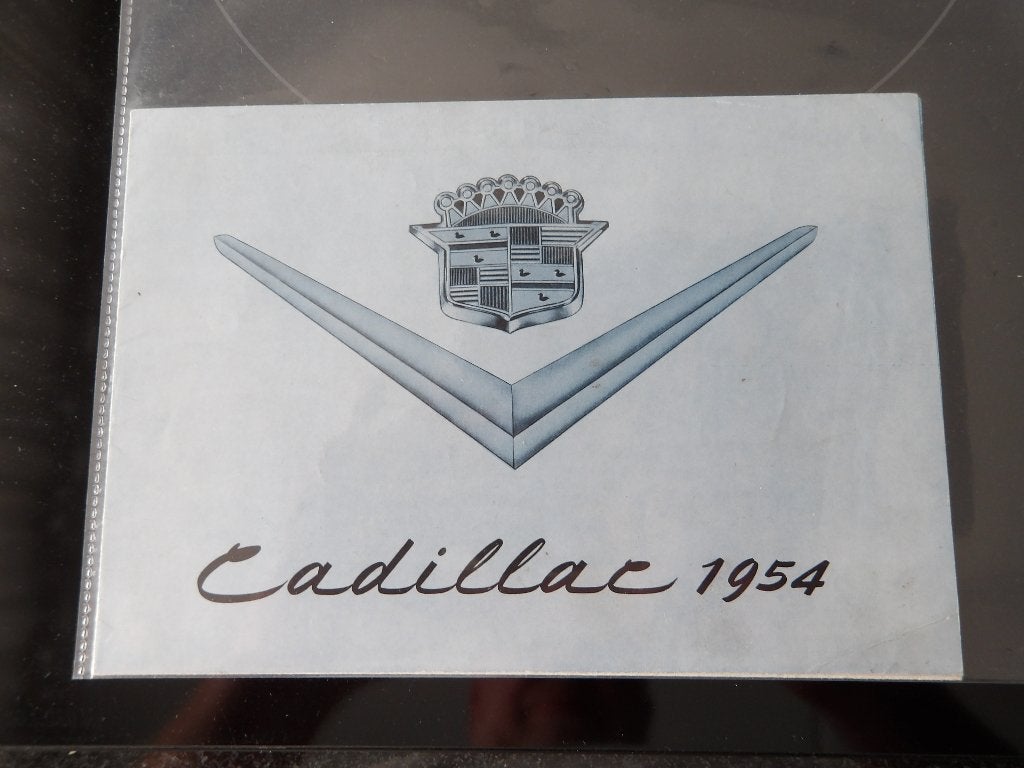 Cadillac 1954 Brochure/Handleiding, Ophalen of Verzenden, Zo goed als nieuw, Overige merken, Cadillac