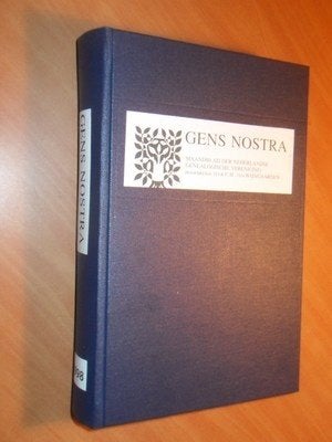Gens Nostra 1998. Nederlandse genealogische vereniging., Ophalen of Verzenden, Zo goed als nieuw