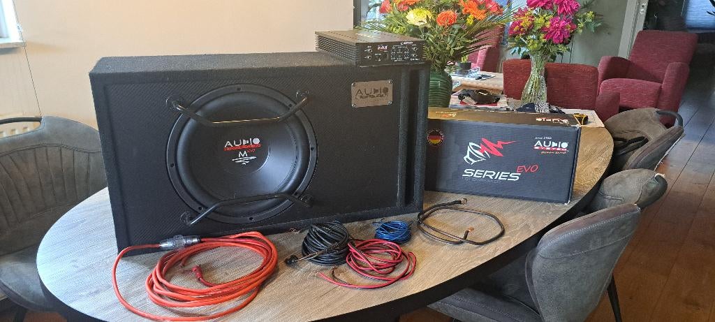 Geluidsinstallatie voor in de auto, Audio, Tv en Foto, Luidsprekers, Subwoofer, Zo goed als nieuw, 120 watt of meer, Ophalen