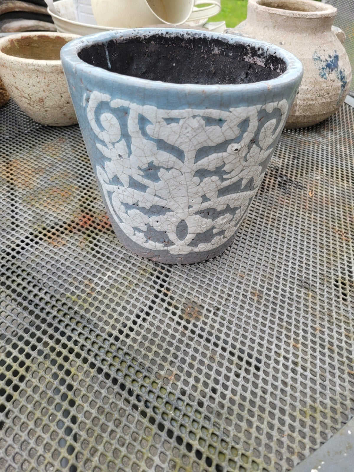 Leuke PTMD bloempot, Ophalen, Gebruikt, Aardewerk, Binnen
