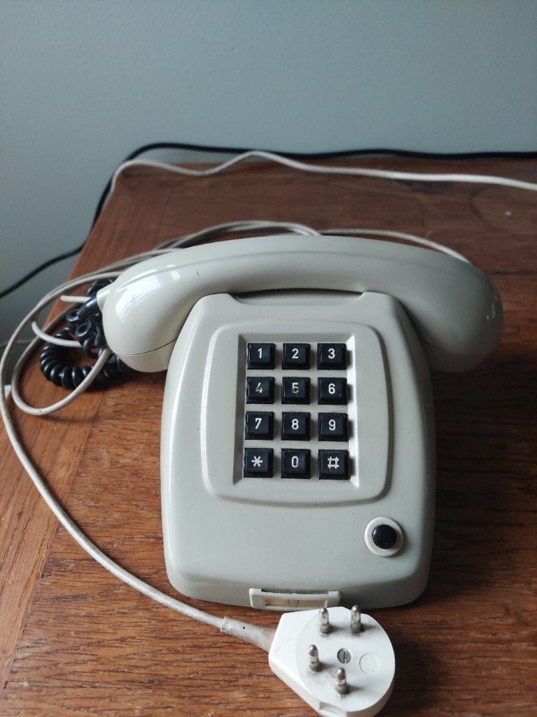 Vintage druktoetstelefoon - Jaren '80 design, Ophalen, Gebruikt