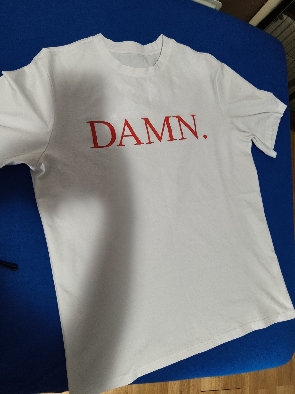 Kendrick Lamar DAMN. T-shirt Maat S - Zo goed als nieuw, Wit, Kendrick Lamar, Ophalen of Verzenden, Zo goed als nieuw