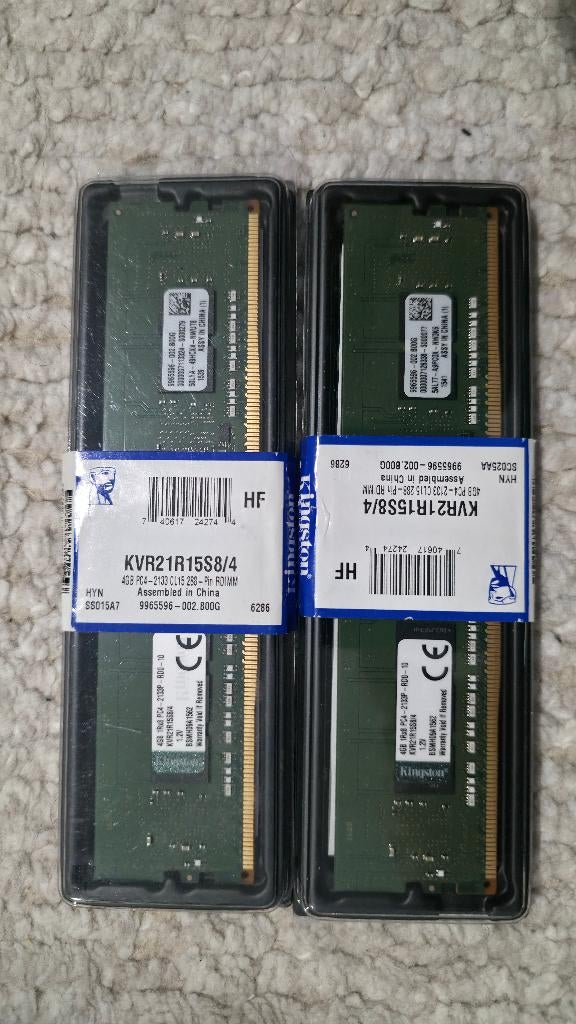 RAM Kingston KVR21S15S8/4 8GB (2x4GB) NEW, Verzenden, Nieuw, 8 GB