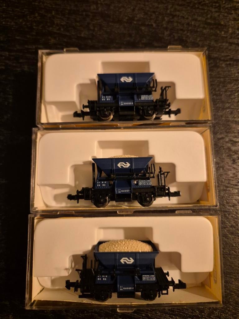 3 Ibertren NS zelflossers N-spoor blauw, Overige merken, Gebruikt, Gelijkstroom, Wagon