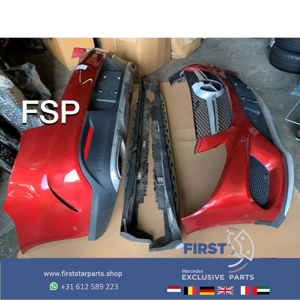 W292 GLE COUPE AMG Pakket Origineel Mercedes rood compleet, Gebruikt, -, Ophalen of Verzenden, Bumper