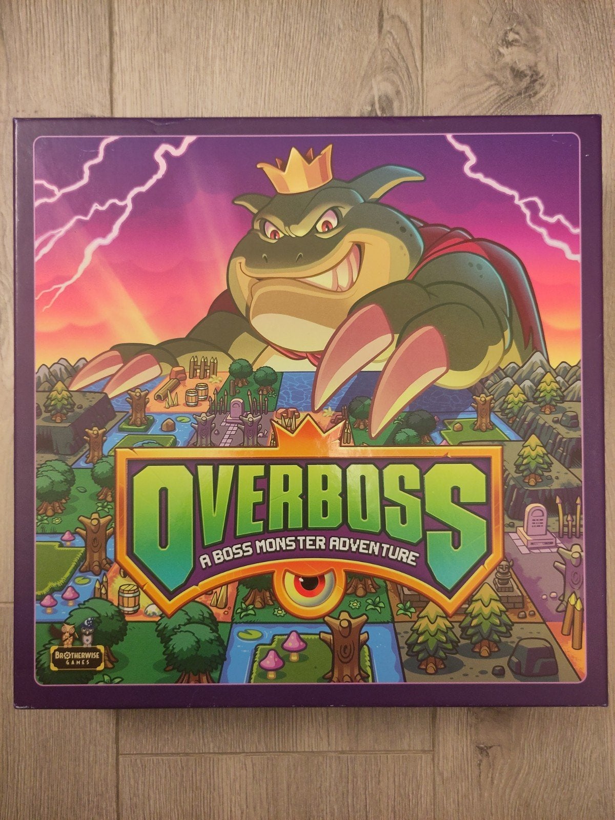 Overboss: A Boss Monster Adventure - Kickstarter Editie, Een of twee spelers, Ophalen of Verzenden, Gebruikt, Brotherwise Games