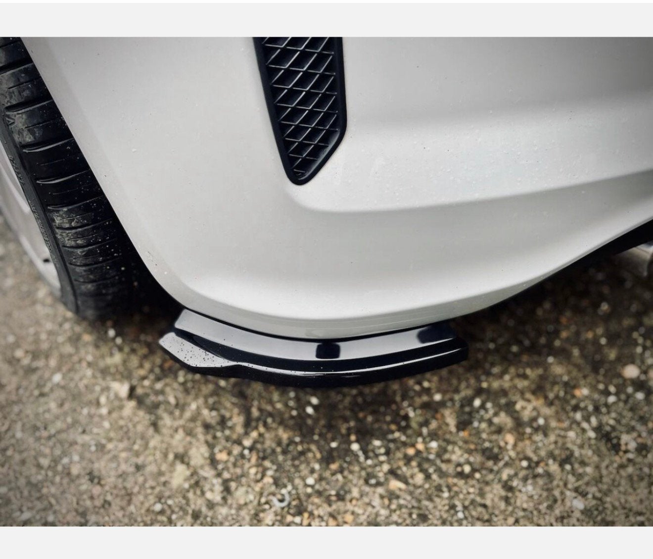 Volkswagen Scirocco R-Line R FL diffuser spats fins zwart, Ophalen of Verzenden, H, H, H