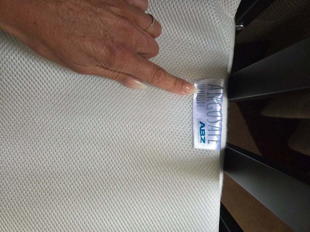 Airgosafe topper, ABZ, Jongetje of Meisje, Matrasbeschermer, Zo goed als nieuw