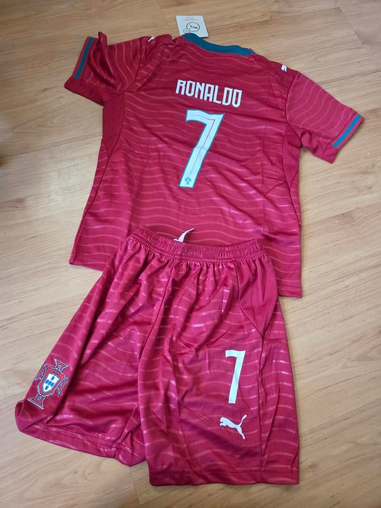 WK Setje Portugal Ronaldo Maat 128 t/m S, ., Nieuw, Ophalen of Verzenden, .