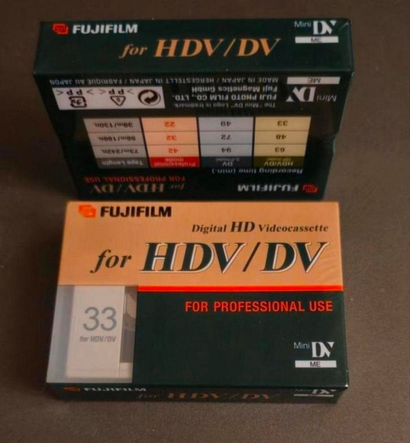 New 5x Fujifilm Professionelere Broadcast 33 min Mini .DV Vi, Audio, Tv en Foto, Videospelers, Ophalen of Verzenden, Nieuw, Videoband