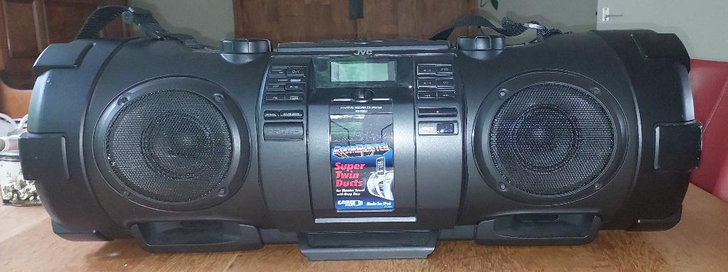 JVC RV-NB52 boombox, Gebruikt, JVC, MP3-aansluiting, Ophalen of Verzenden