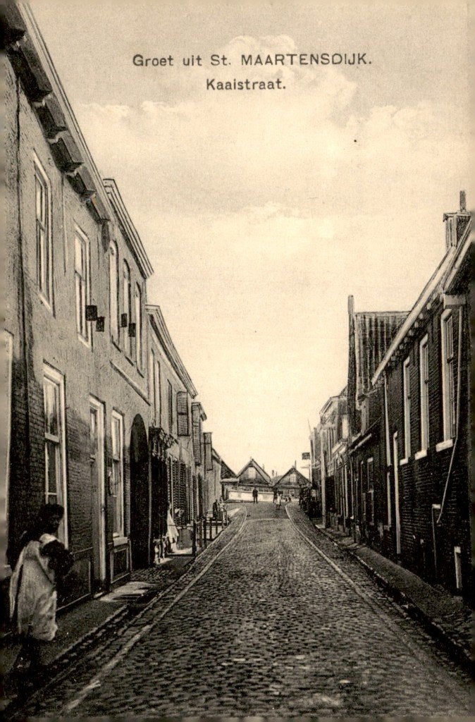 Sint Maartensdijk Kaaistraat # 192, Verzamelen, Ansichtkaarten | Nederland, Verzenden, Voor 1920, Ongelopen, Zeeland
