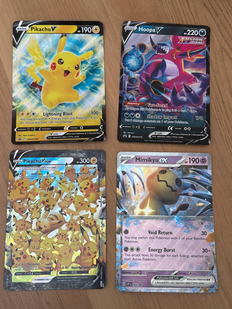 Jumbo oversized Pokémon kaarten, Ophalen, Zo goed als nieuw, Meerdere kaarten