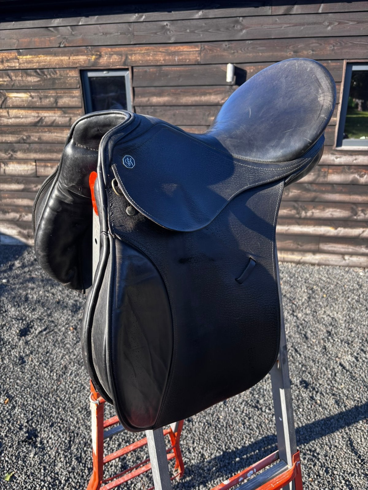 Kieffer dressuurzadel 17 inch, Ophalen, Gebruikt