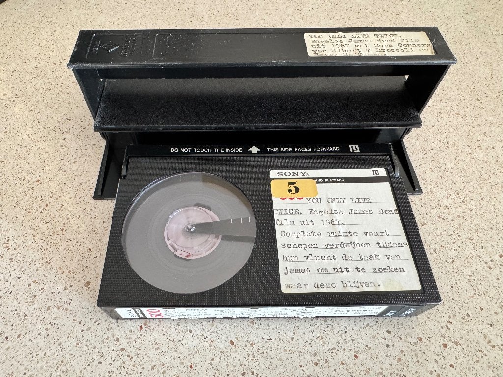 You Only Live Twice - James Bond VHS (Betamax), Cd's en Dvd's, Nederlands ondertiteld, Betamax, Ophalen of Verzenden, Actie en Avontuur